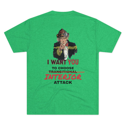 I want you! To choose interior attack!